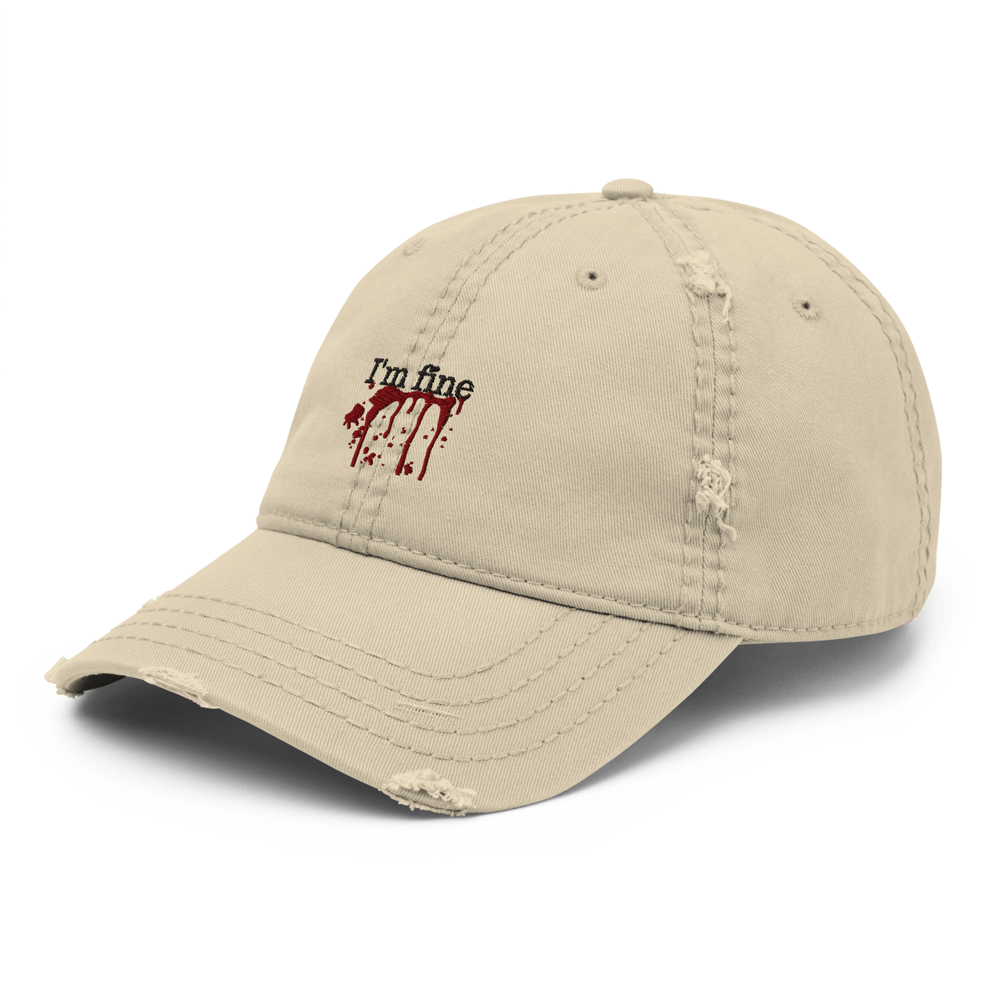I'M FINE | HAT - UZVELC_KREKLU - EMBROIDERY - 