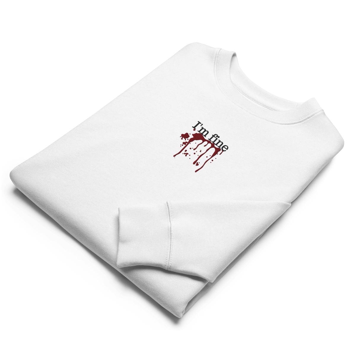 I'M FINE | SWEATSHIRT - UZVELC_KREKLU - T - SHIRT - 